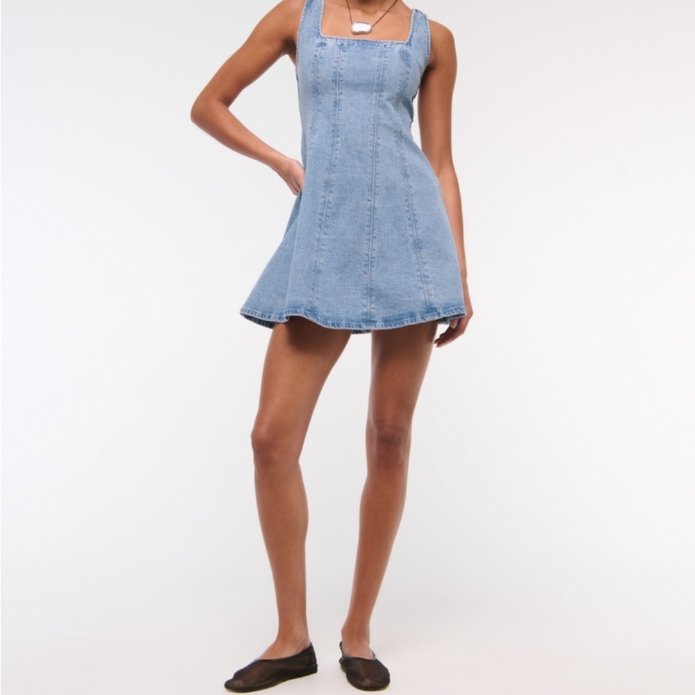 Abercrombie Denim Blue Women's Dress